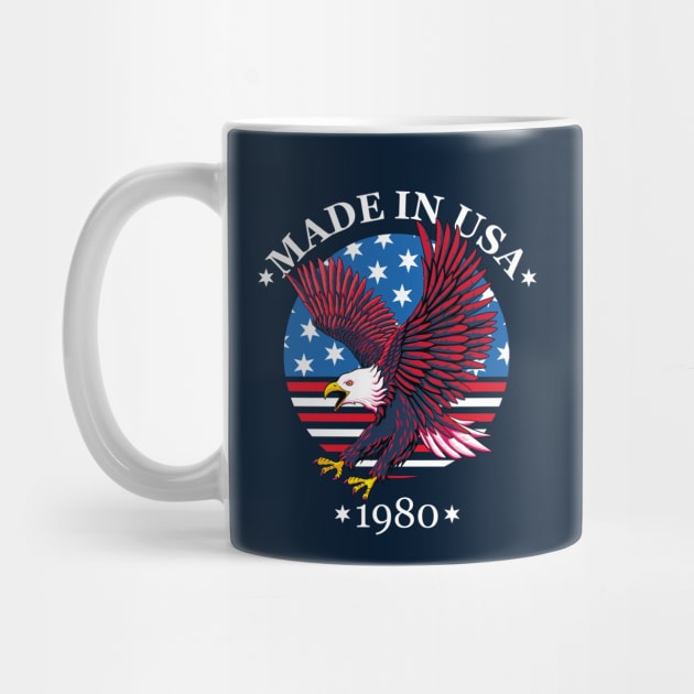 Made In USA 1980 - Patriotic Eagle by TMBTM